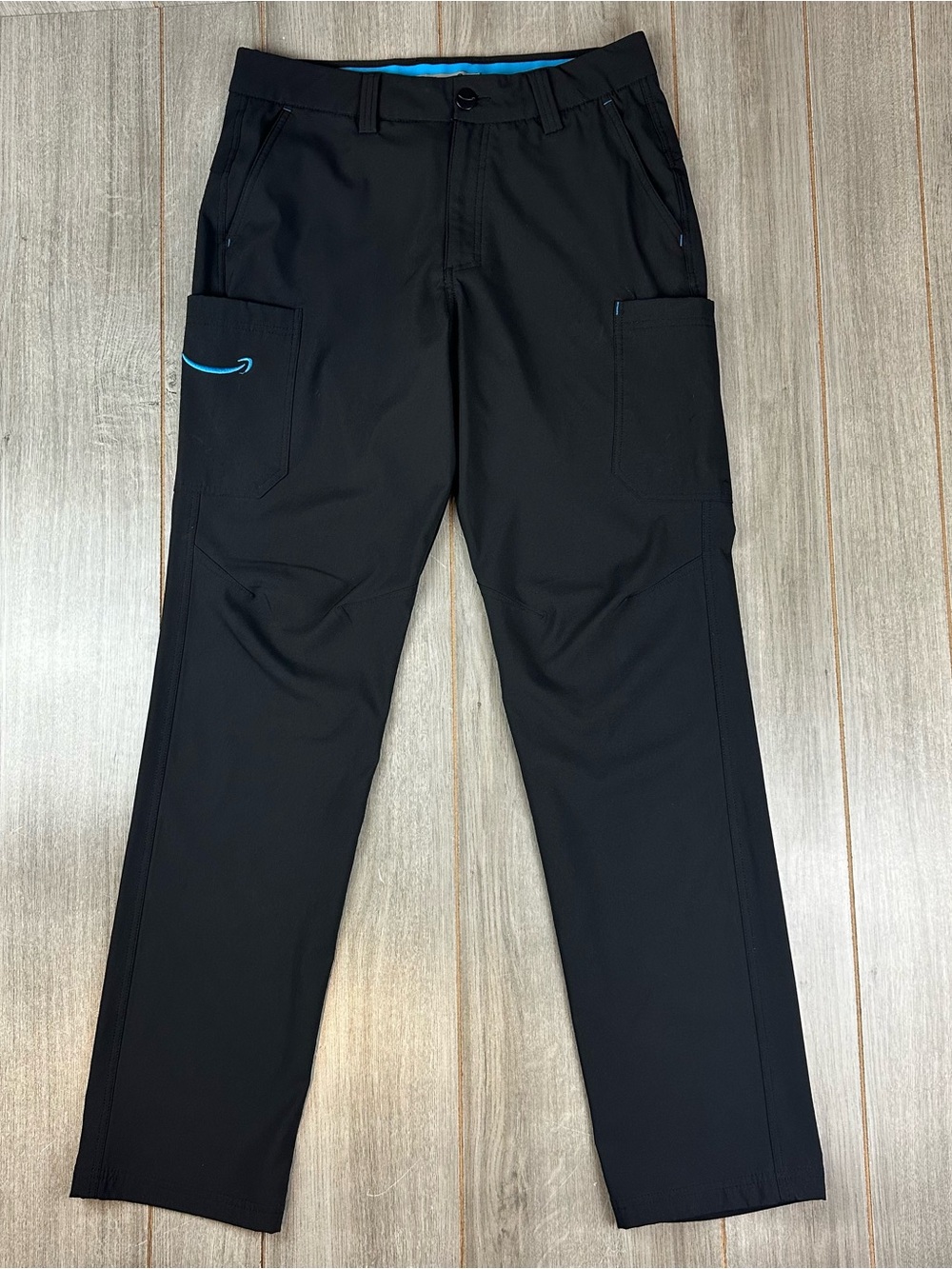 Amazon Uniform Cargo Pants by Luly Yang Men's M 32-34 Workwear Stretch Black